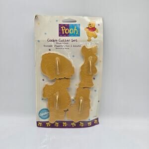 VTG Disney Wilton Winnie the Pooh Cookie Cutters Pooh Eeyore Piglet & Tigger Set